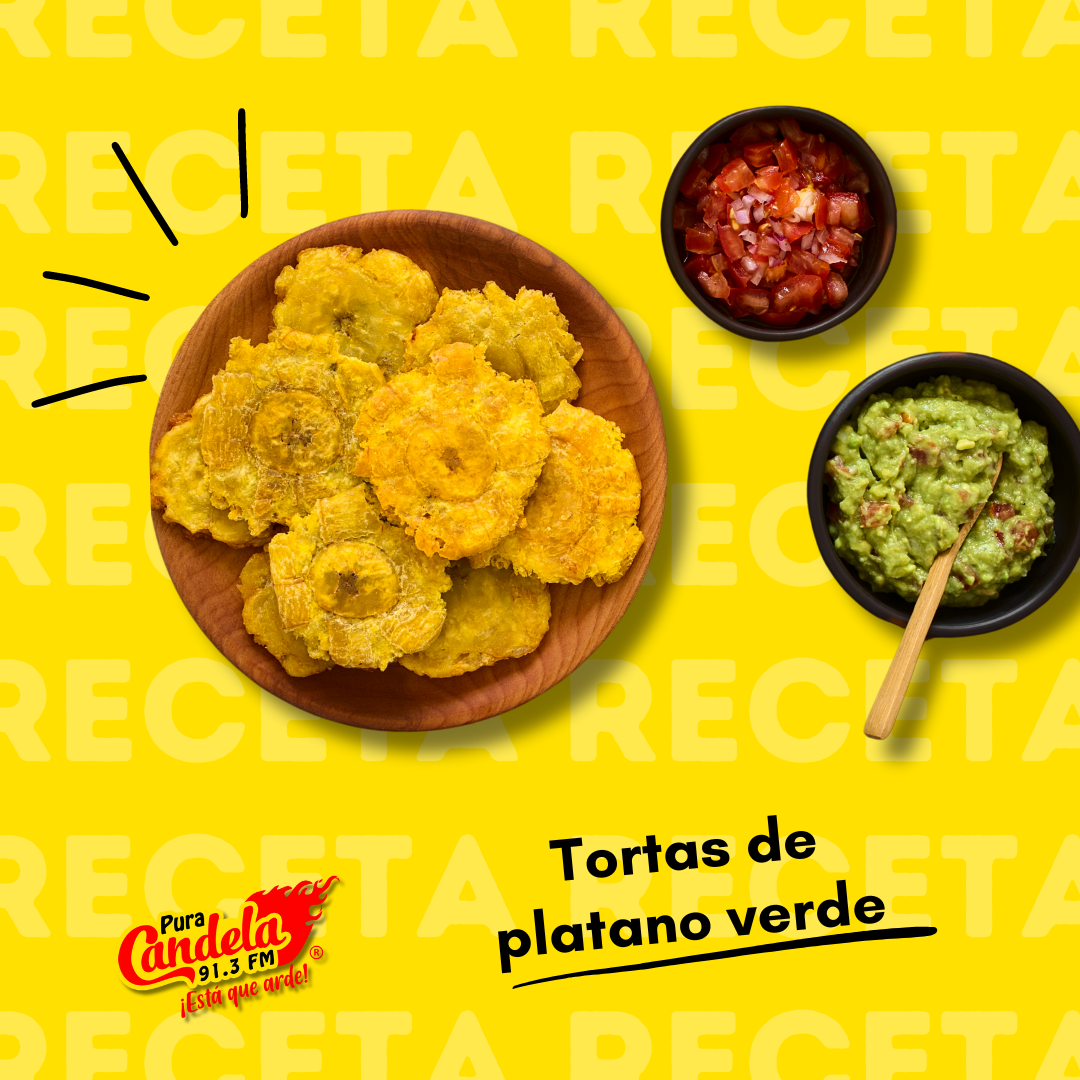 Tortas de plátano verde